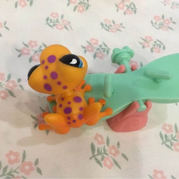 Littlest Pet Shop #874 Frog With Hermit Crab #929 Lot Lps - Picture 3 of 4